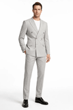 IMZA Men's Double-Breasted Slim Fit Classic Suit – 1001260900