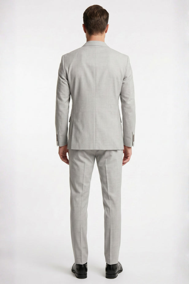 IMZA Men's Double-Breasted Slim Fit Classic Suit – 1001260900