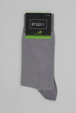 Gray Bamboo Patterned Ankle Socks 1060245240