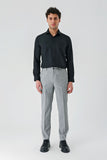 Elasticated Waist Linen Blend Slim Fit Jogger Pants with Side Pockets (Model 1003240103)