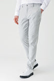 Linen Blend Elasticated Side Pocket Casual Comfort Fit Jogger Trousers 1003240159