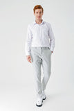 Linen Blend Elasticated Side Pocket Casual Comfort Fit Jogger Trousers 1003240159