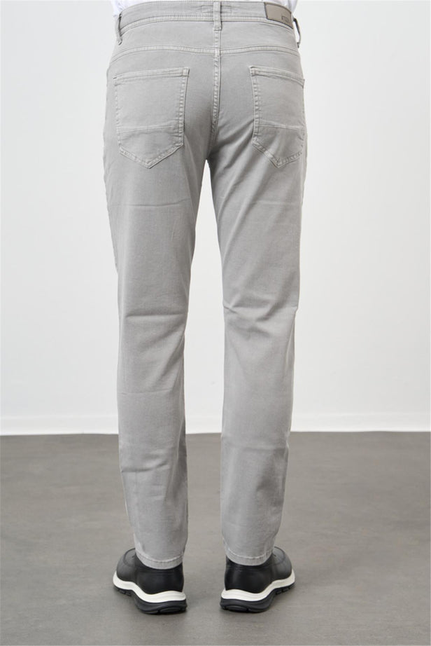 Cotton Five Pocket Casual Slim Fit Trousers 1003240319