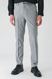 Elasticated Waist Linen Blend Slim Fit Jogger Pants with Side Pockets (Model 1003240103)