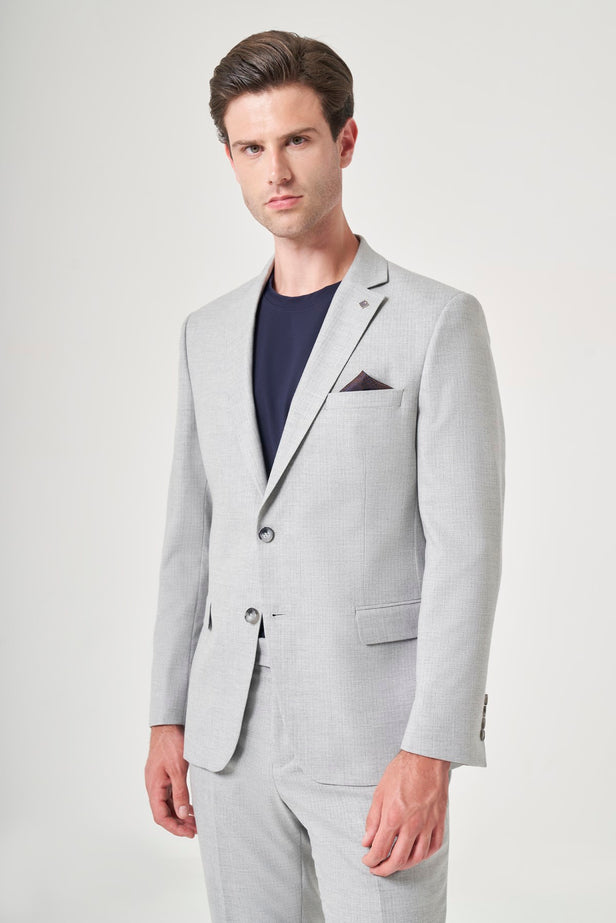 IMZA Men's Striped Slim Fit Classic Suit – 1001260901