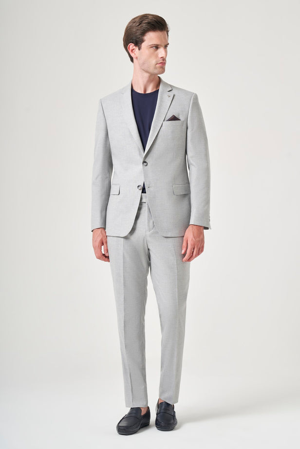 IMZA Men's Striped Slim Fit Classic Suit – 1001260901