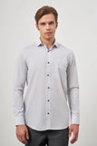 IMZA Men's Striped Cotton Comfort Fit Classic Shirt – 1004245174