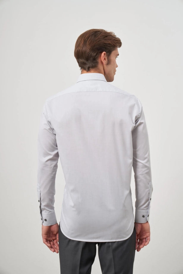 IMZA Men's Striped Cotton Comfort Fit Classic Shirt – 1004245174