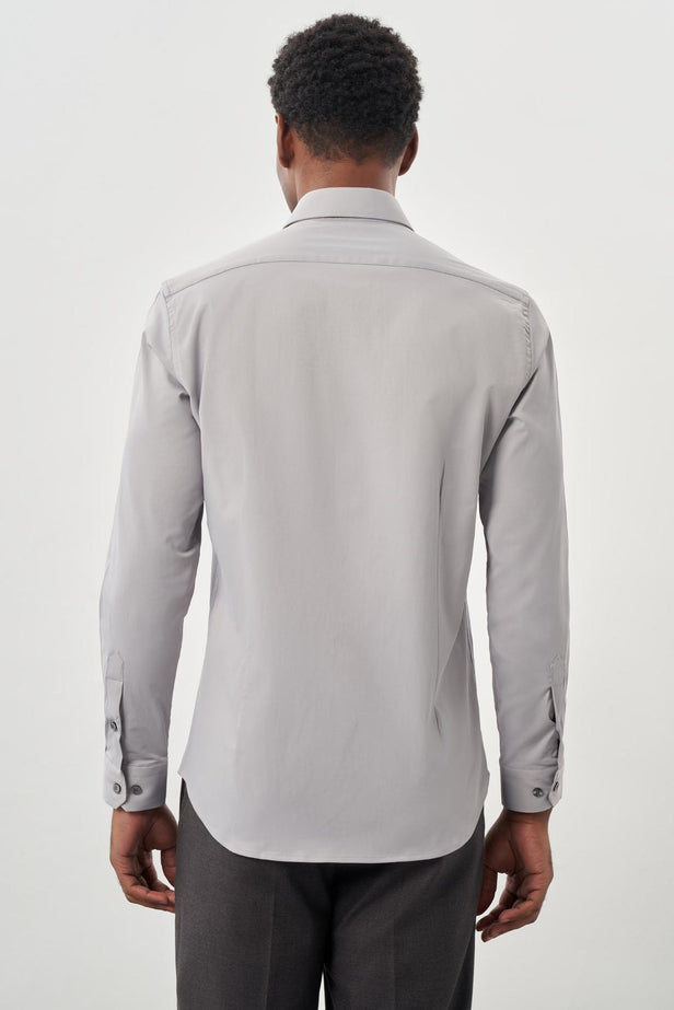 IMZA Men's Stretch Cotton Slim Fit Classic Shirt – 1004245234