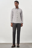 IMZA Men's Stretch Cotton Slim Fit Classic Shirt – 1004245234