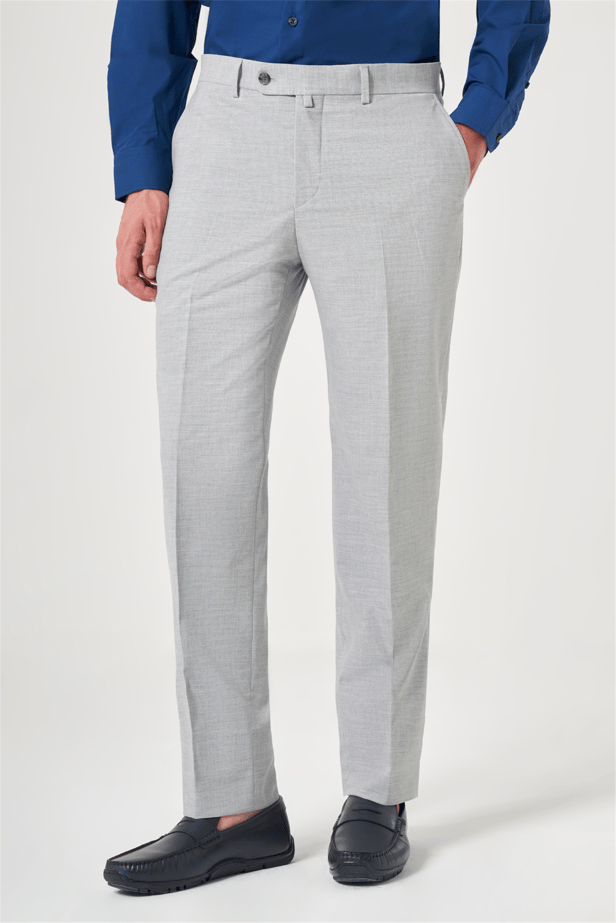 IMZA Men's Fil-a-Fil Comfort Fit Stretch Classic Trousers – 1003260153