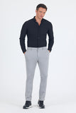Side Pocket Casual Slim Fit Trousers 1003250163