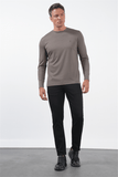 IMZA Men's Crew Neck Knitted Stretch Sweatshirt – 1013260150