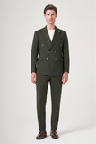 IMZA Men's Double-Breasted Slim Fit Classic Suit – 1001260900