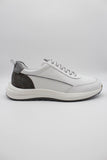 Black 100% Leather Suede Lace-Up Casual Shoes 1033235112