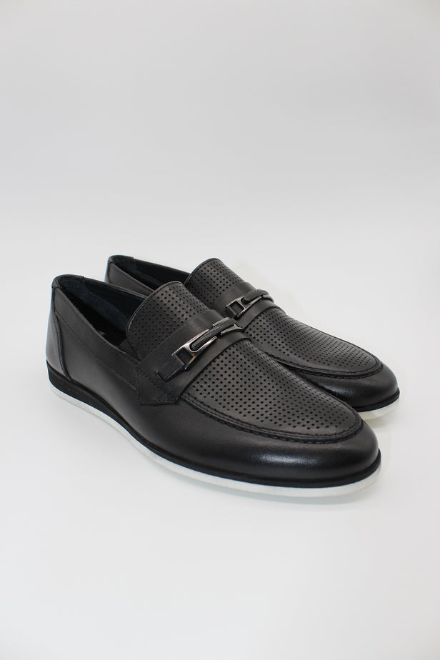 Genuine Leather Antique EVA Sole Buckle Classic Shoes 1033230206