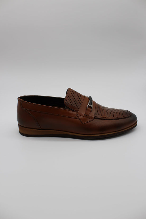 Genuine Leather Antique EVA Sole Buckle Classic Shoes 1033230206