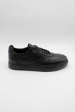 Black 100% Leather Suede Lace-Up Casual Shoes 1033235118