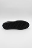 Black 100% Leather Suede Lace-Up Casual Shoes 1033235118