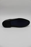 Black Genuine Leather Patent Lace-Up Tuxedo Shoes 1033230144