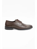 Brown 100% Leather Analin Lace-Up Classic Shoes 1033240277