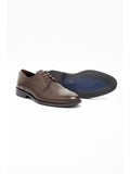 Brown 100% Leather Analin Lace-Up Classic Shoes 1033240277