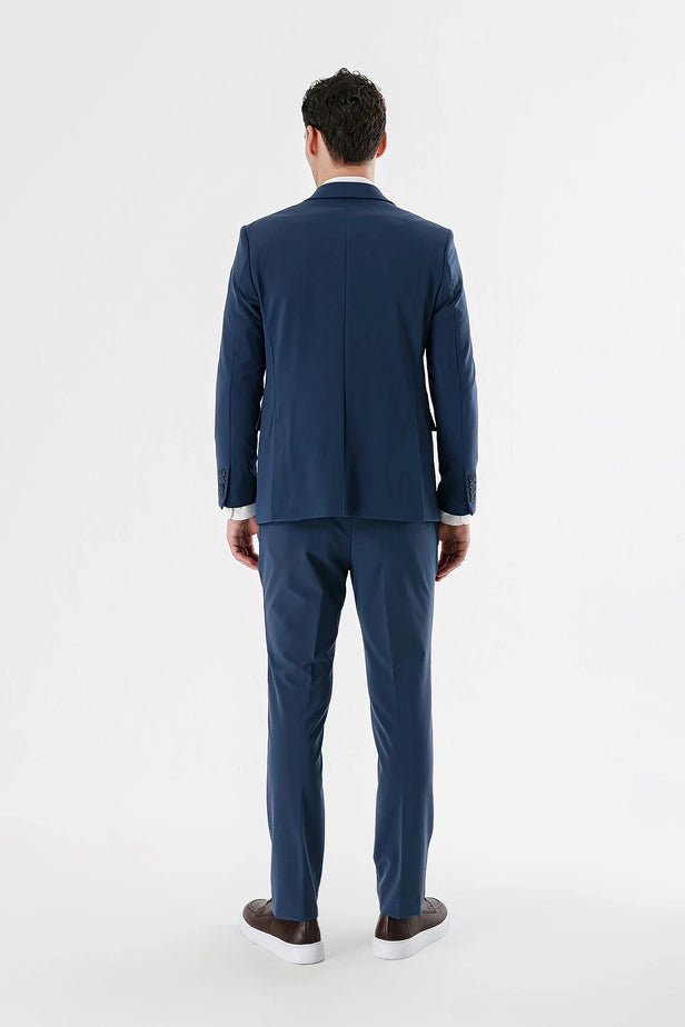 IMZA Men's Mono Lapel Slim Fit Stretch Suit – 1001240164