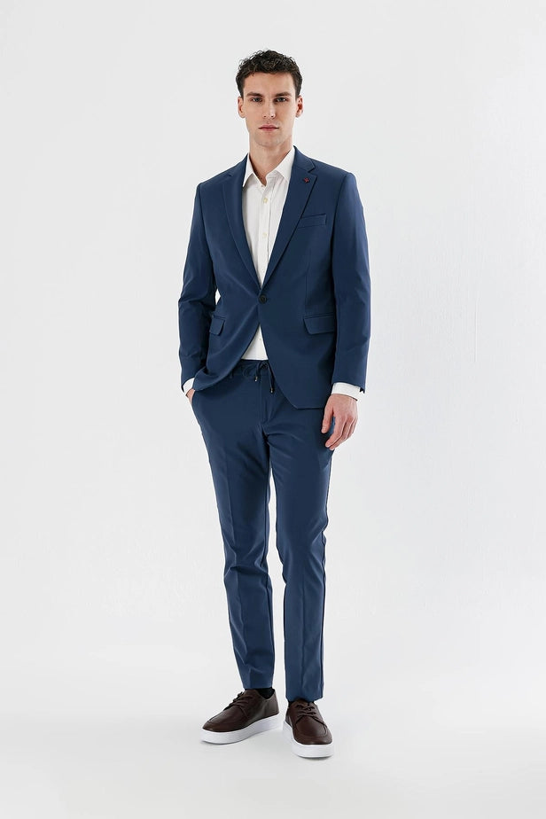 IMZA Men's Mono Lapel Slim Fit Stretch Suit – 1001240164