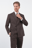 IMZA Men's Double-Breasted Slim Fit Classic Suit – 1001260900