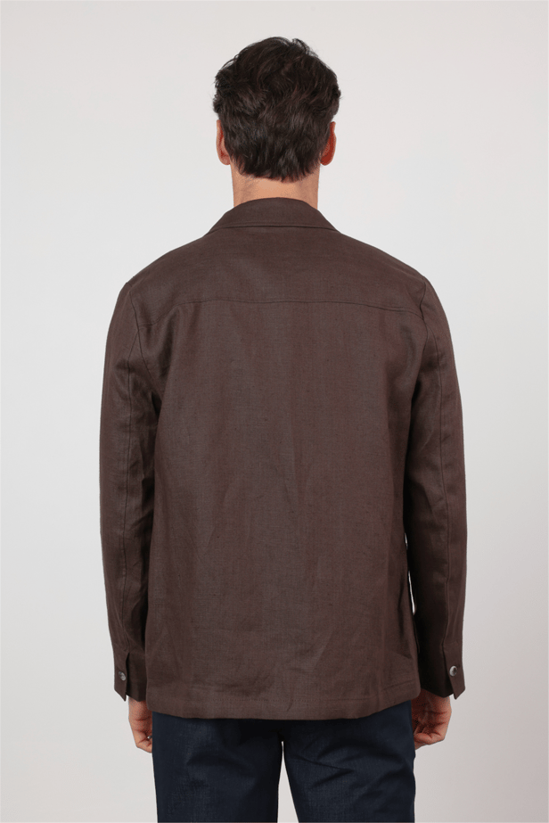 IMZA Men's Linen Slim Fit Casual Jacket – 1007260152
