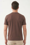 IMZA Men's Crew Neck Knitted Standard Fit Stretch T-Shirt – 1011260267