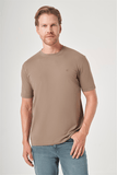 IMZA Men's Crew Neck Knitted Standard Fit Stretch T-Shirt – 1011260267