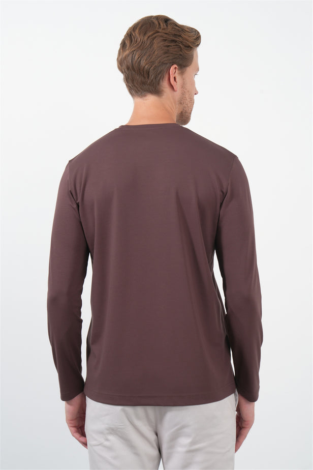 IMZA Men's Crew Neck Knitted Stretch Sweatshirt – 1013260150