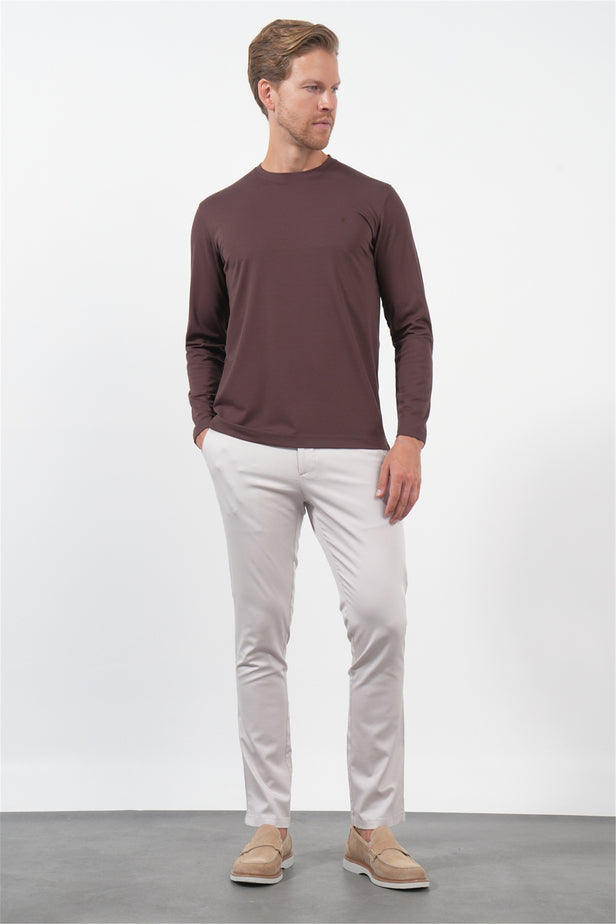 IMZA Men's Crew Neck Knitted Stretch Sweatshirt – 1013260150