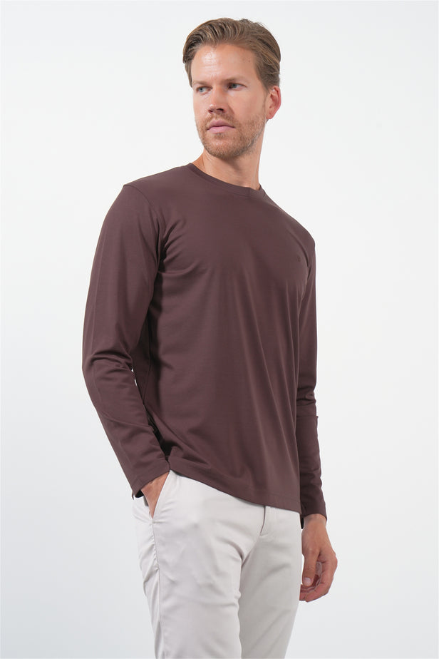 IMZA Men's Crew Neck Knitted Stretch Sweatshirt – 1013260150