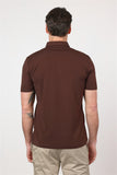Short Sleeve Italian Collar Pocketless Standard Fit T-Shirt 1011260150