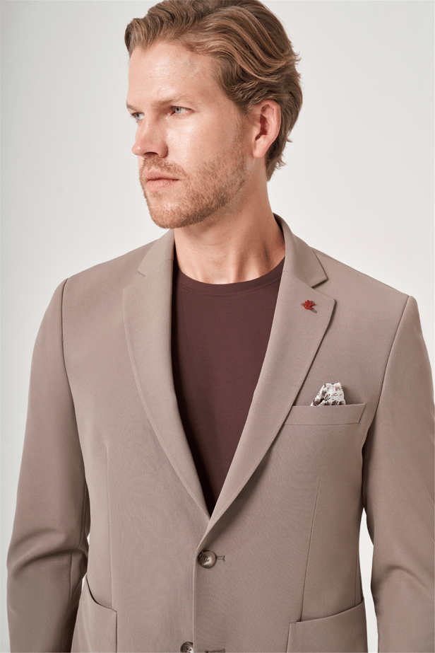 IMZA Men's Mono Lapel 6 Drop Slim Fit Classic Suit – 1001260194