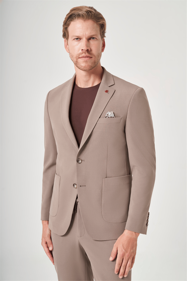 IMZA Men's Mono Lapel 6 Drop Slim Fit Classic Suit – 1001260194