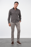 IMZA Men's Tulum Collar Knitted Slim Fit Classic Shirt – 1004260208