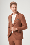 IMZA Men's Striped Slim Fit Classic Suit – 1001260901