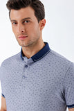 IMZA Men's Printed Mercerized Slim Fit Casual T-Shirt – 1011230174