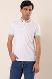 Beige Short Sleeve Mercerized Slim Fit T-Shirt 1011230155