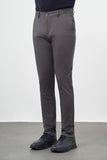 Cotton Side Pocket Casual Slim Fit Chino Trousers 1003245163