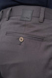 Cotton Side Pocket Casual Slim Fit Chino Trousers 1003245163