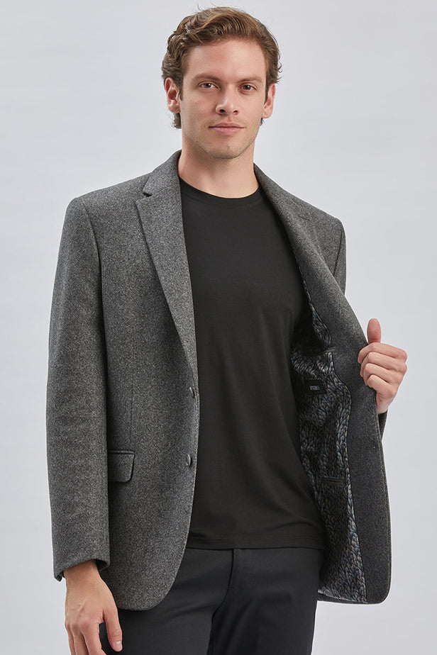 IMZA Men's Wool-Blend Comfort Fit Classic Blazer – 1002235140