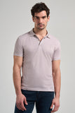 Short Sleeve Printed Piqué Polo Collar Pocketless Flexible Casual Slim Fit T-Shirt 1011250151