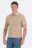 Polo Collar Short Sleeve Slim Fit 100% Cotton Piqué T-Shirt (Model 1011250182)