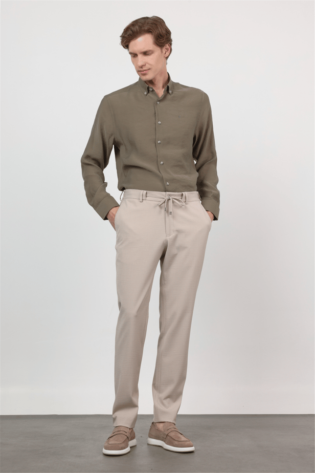 IMZA Men's Textured Slim Fit Stretch Jogger Pants – 1003260177