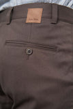 Cotton Side Pocket Casual Slim Fit Chino Trousers 1003245163