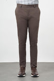 Cotton Side Pocket Casual Slim Fit Chino Trousers 1003245163